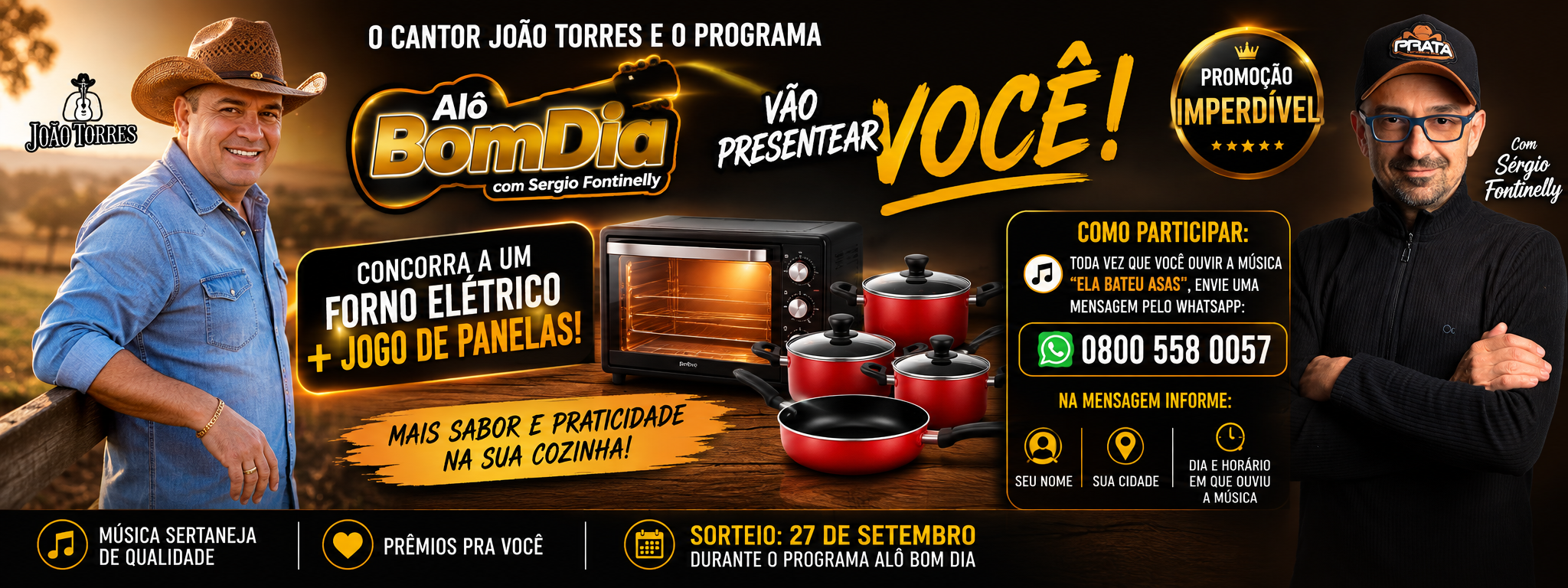 PROMOÇÃO IMPERDÍVEL NO ALÔ BOM DIA!